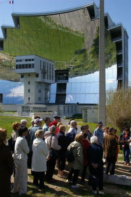 Les Amis du Padre Himalaya en visite au four solaire d’Odeillo (2007)
